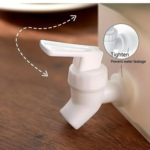 Plastic beverage dispenser with tap 1