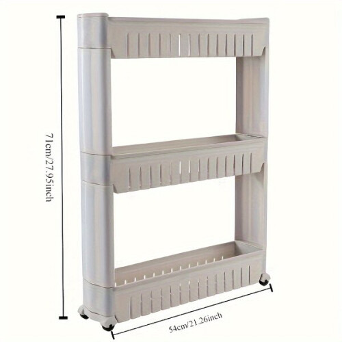 Plastic three-tier shelf 2