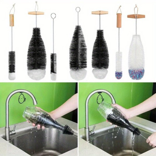 Glass bottle cleaning brushes 1
