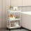 Plastic three-tier trolley 4