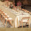 Champagne Rectangular Polyester Tablecloth - Elegant Satin Weave 2