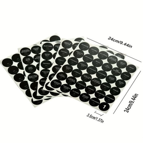 Spice label set 180 pcs. 2