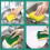 Schrobspons en -pad set 3