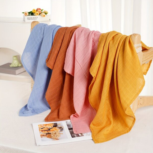 Handdoekenset van bamboe mousseline 2