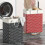 Clothes storage bag with handles 3