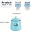 Ceramic spice jar set 2