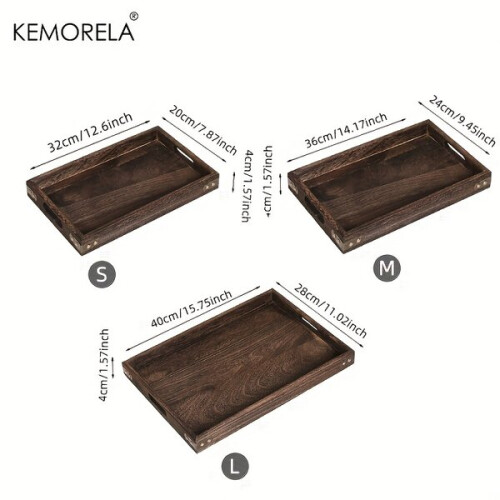 Wooden serving tray 2