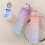 Motivational water bottle with straw 5