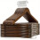 Wooden hangers with groove 4