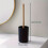 Badezimmer-Accessoire-Set mit Holzdetails 5