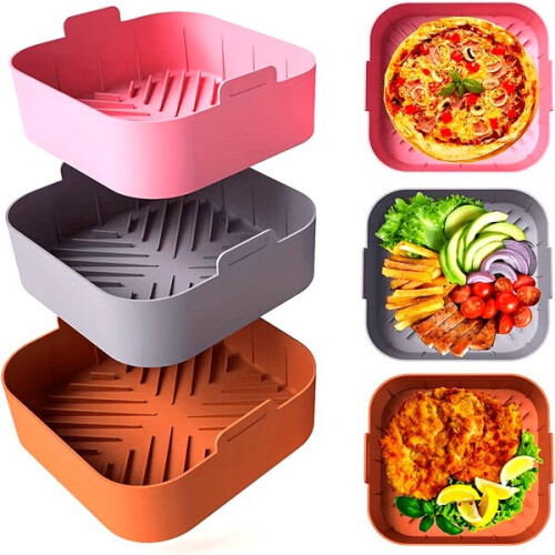 Silicone baking mat for deep fryer 1