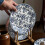 Ceramic retro plate with flowers 5