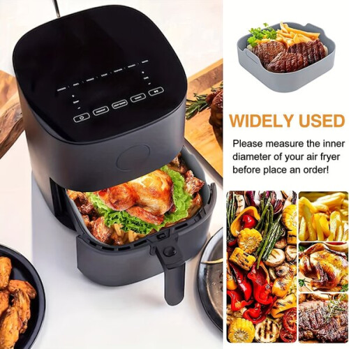 Silicone baking mat for deep fryer 2