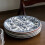Ceramic retro plate with flowers 3