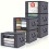 Stoffen opbergdoos set 4
