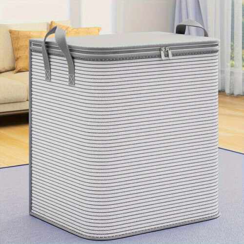 Foldable storage bag with lid 1