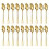 Set goldener Kaffeelöffel, 20 Stück 4