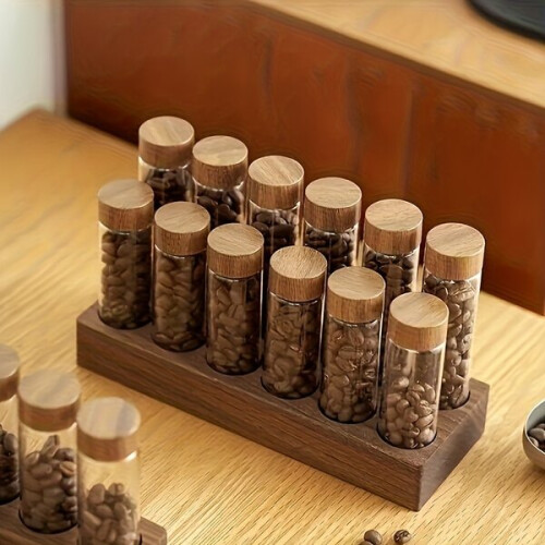 Coffee bean storage jar set 1