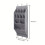 Organizer da appendere alla porta con tasche 4