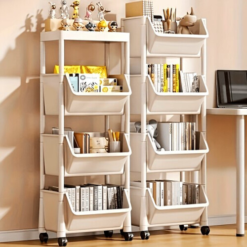 Multi-layer trolley with wheels 2