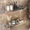 Transparenter Badezimmer-Organizer ohne Bohren 3