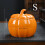 Charming Pumpkin Shaped Ceramic Tea and Candy Box 2