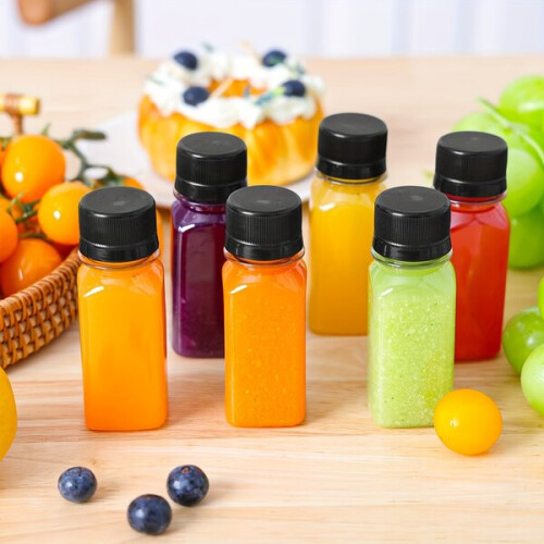 Plastic juice bottles with stoppers 2