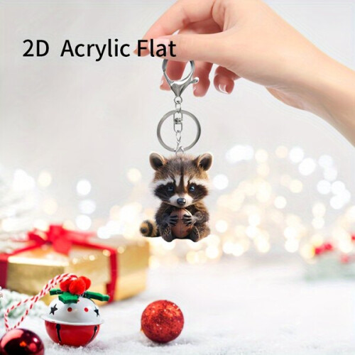 Bear acrylic keychain 1