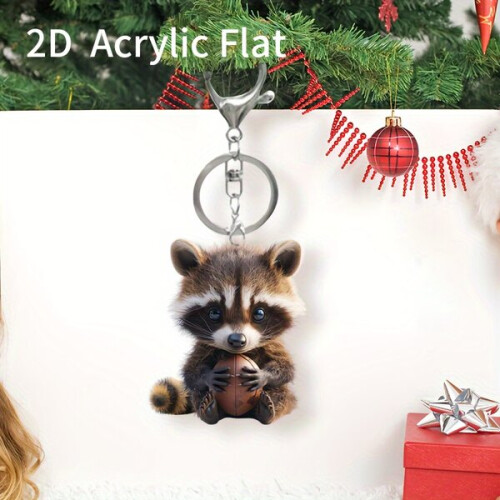 Bear acrylic keychain 2