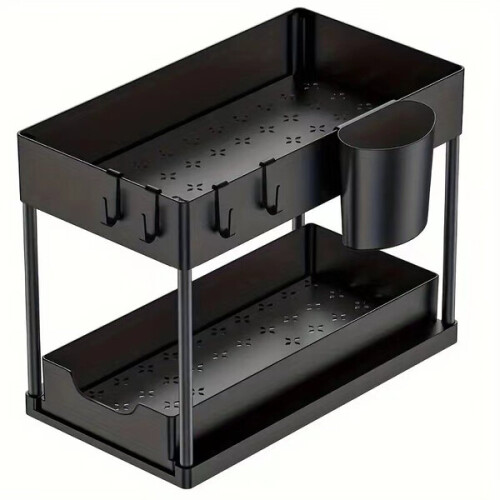 Two-tier plastic organizer 1