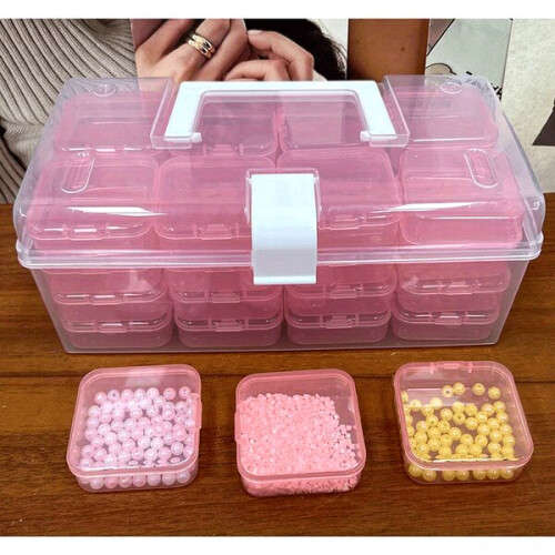 Transparante plastic opbergdoos 2