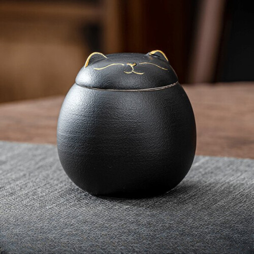 Ceramic food grade tea container with lid 1