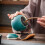 Ceramic food grade tea container with lid 3