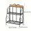 Foldable two-tier shelf 2