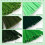 Set groene chenille draaistokjes 4