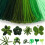Set groene chenille draaistokjes 5