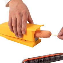 German Made Manual Sausage Slicer, Multi-Purpose Food Cutter for Hot Dogs, Bananas, Cucumbers, Kitchen & Indoor Grilling Picnic Essential