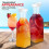 Plastic beverage jugs with lids set 2