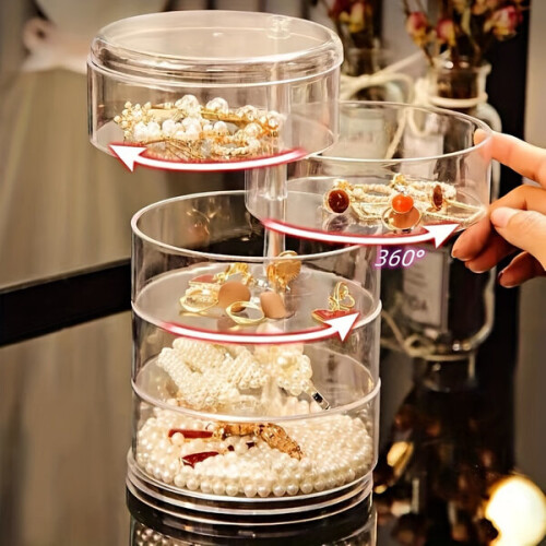 5-layer rotating jewelry organizer 2