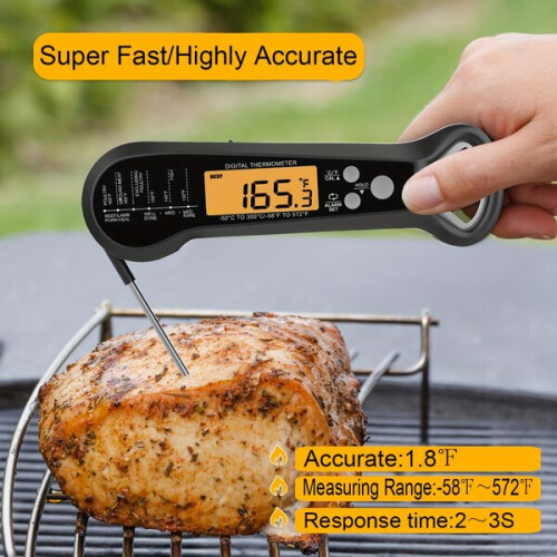 Digital meat thermometer with magnet 1