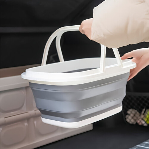 Sac en plastique pliable avec poignées 2