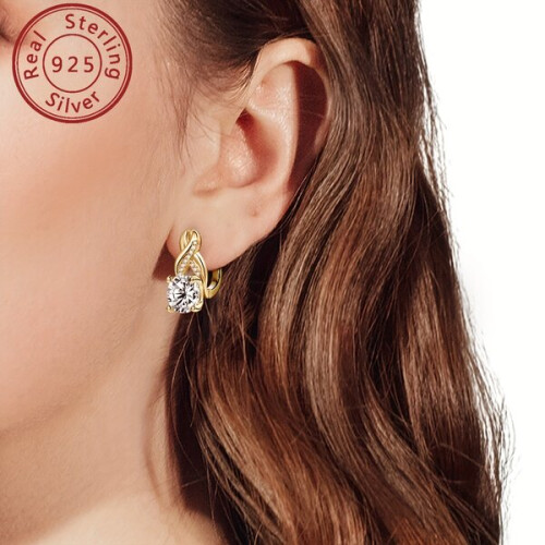 Moissanite oorbellen voor bruiloften 1