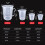 Messbecher-Set aus Kunststoff 3