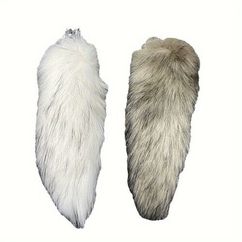 Plush fox tail pendant 2