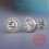 Silver earrings with zirconia 2