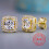Silver earrings with zirconia 4