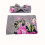 Set composto da fascia per capelli floreale e coperta. 2