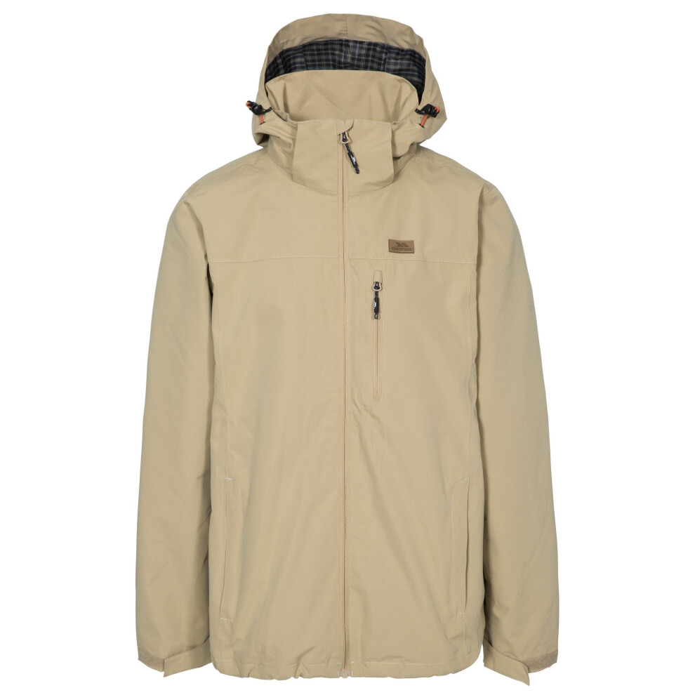 Trespass (Xxs, Tan) Mens Weir Waterproof Jacket Multicoloured