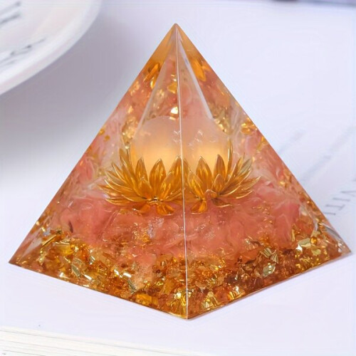 Orgone pyramid with flower of life 2