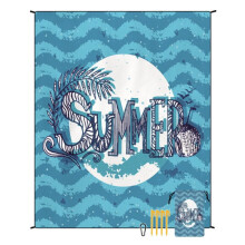 Beach Blanket Sandproof Waterproof Windproof, suitable for outdoor picnics, tent camping, camping mats/86.6*70.8 in